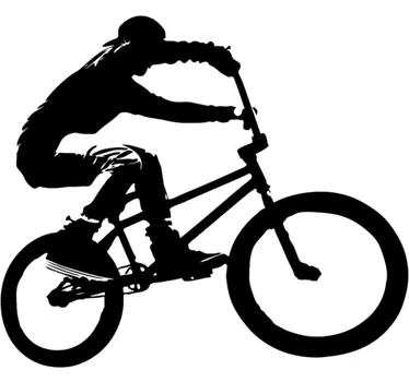 Nalepka za stene bmx biker - TenStickers