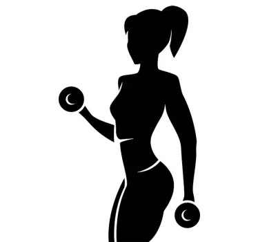 Nalepka za steno fitnesa - TenStickers