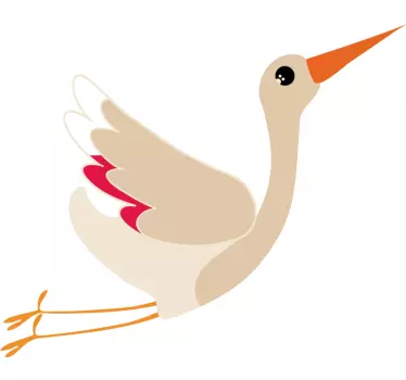 Nalepka za steno leteče štorklje - TenStickers