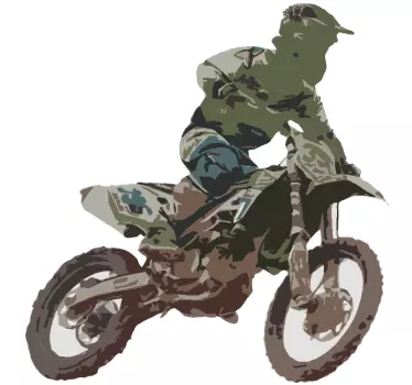 Nalepka za steno motocross racer - TenStickers
