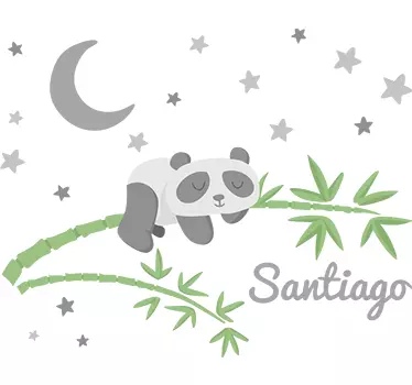 Nalepka za steno po meri panda - TenStickers