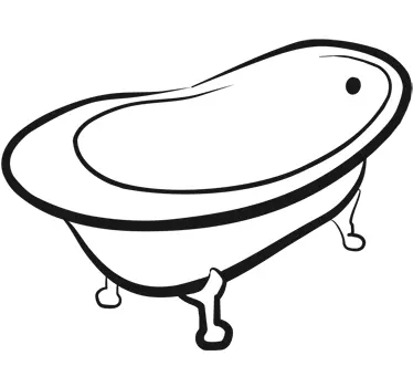Nalepka za steno za kad - TenStickers