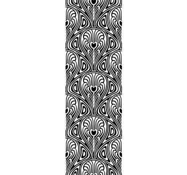 Nalepka za tuš v slogu art nouveau - TenStickers