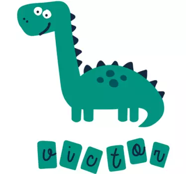 Otroci prilagojene nalepke za dinozavra - TenStickers