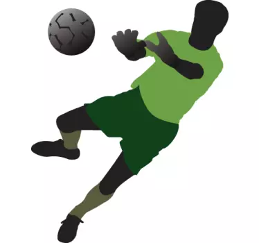 Potapljaška nogometna nogometna stenska nalepka - TenStickers