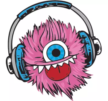 Roza puhasto kroglično nalepko - TenStickers
