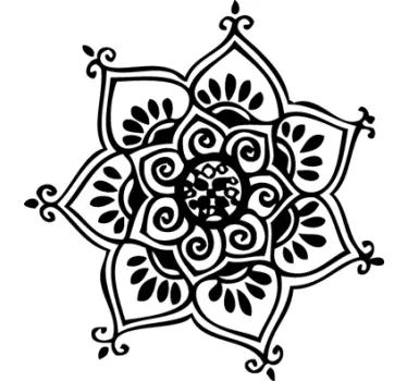 Sedem listov cvetnih listov cvetov - TenStickers