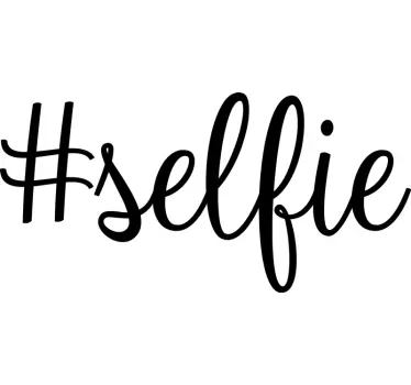 #selfie ogledalo stenske nalepke - TenStickers