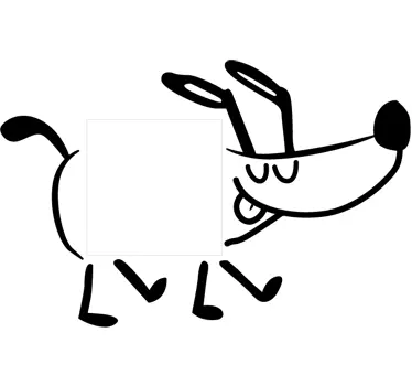 Srečna nalepka stene peš steza - TenStickers