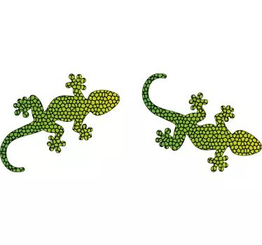 Stenske nalepke za zbiranje kuščarjev - TenStickers