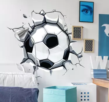 3d nalepka za otroke nogomet nalepka - TenStickers