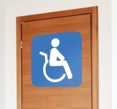 Nalepka z znakom za invalide - TenStickers