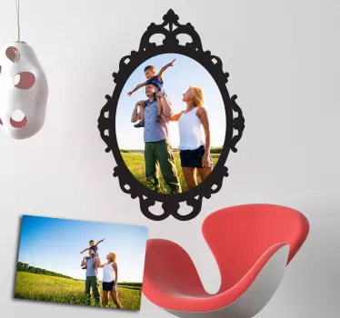 Prilagojena stenska nalepka za foto okvir - TenStickers