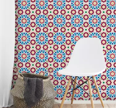 Nalepka za steno arabskega hidravličnega tiska - TenStickers