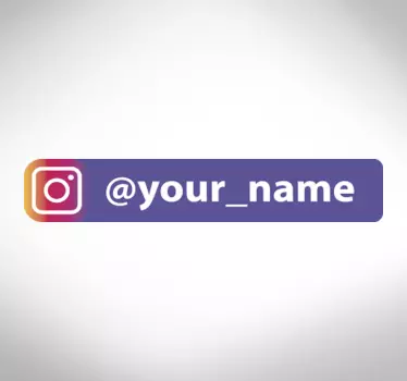 Nalepka za personaliziran vijolični logotip z logotipom - TenStickers