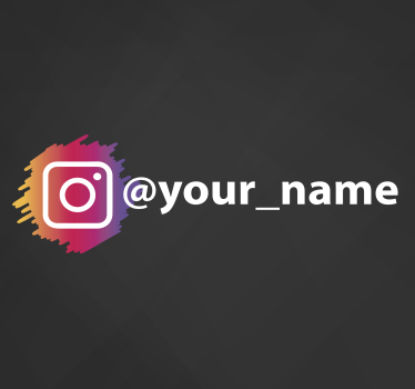 Nalepka za logotip socialnih medijev instagram - TenStickers