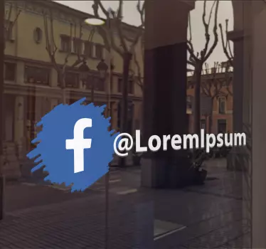Nalepka z znakom za logotip socialnih medijev - TenStickers