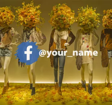 Nalepka z znakom za logotip socialnih medijev - TenStickers
