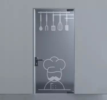 Nalepka za kuhinjska vrata - TenStickers