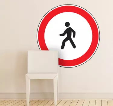 Nalepka za pešce - TenStickers