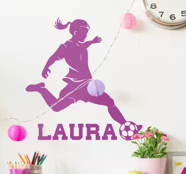 Personaliziran nogometni decal - TenStickers
