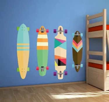 Barvita nalepka za rolke - TenStickers