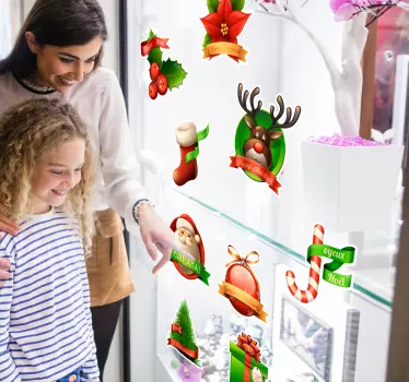 Božične dušne nalepke - TenStickers
