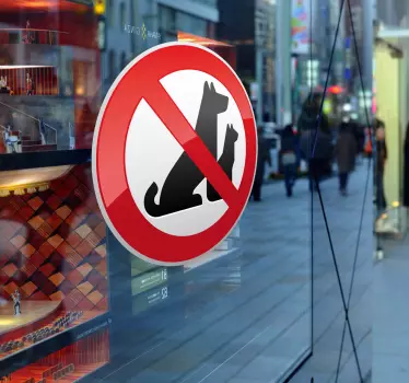 Brez nalepke za opozorilne znake za pets - TenStickers
