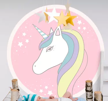 čudovita risanka samorog pravljica stenske nalepke - TenStickers