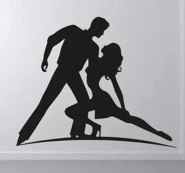 Dekorativna stenska nalepka za latino ples - TenStickers