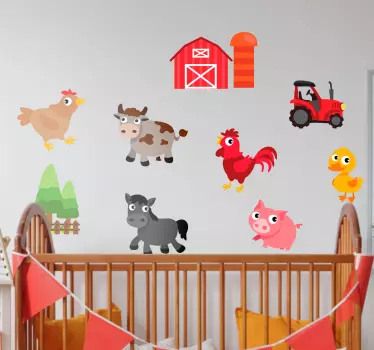 Domače živali nalepke - TenStickers
