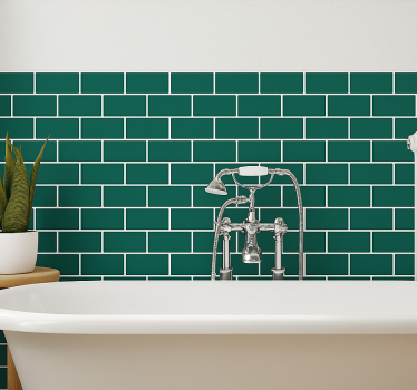 Emerald green nalepka za kopalnico - TenStickers