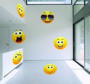 Emotionalna nalepka paket - TenStickers