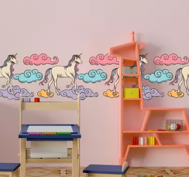 Enolična meja nalepka - TenStickers