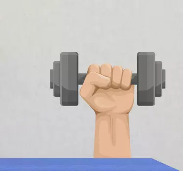 Fitnes stenski dekor - TenStickers