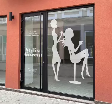 Frizerska stenska nalepka - TenStickers