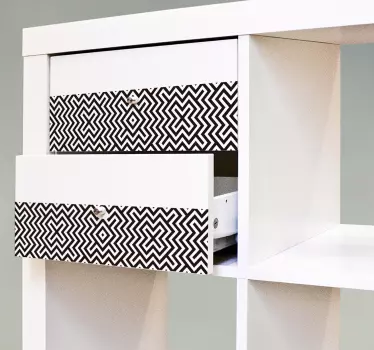 Geometrijska za nalepko rudnega pohištva - TenStickers