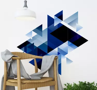 Geometrijske oblike abstraktna nalepka - TenStickers