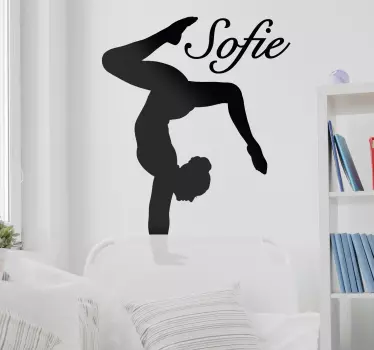 Gimnastični ples decal - TenStickers