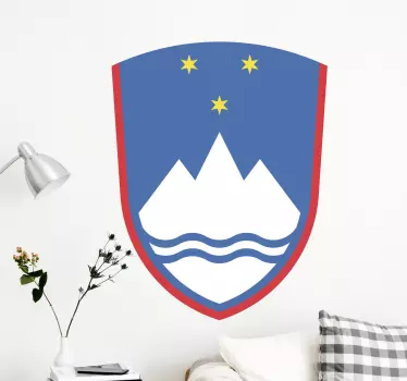 Grb slovenske zastave nalepka - TenStickers
