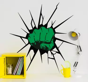 Hulk smash domača stenska nalepka - TenStickers