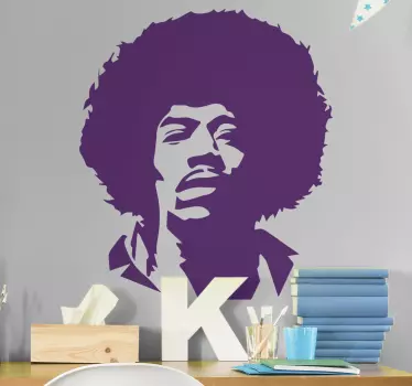Iconic musician portrait nalepka z živalmi - TenStickers