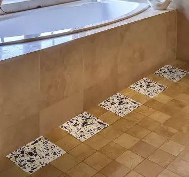 Imitacija marmorja vinil decal talne ploščice - TenStickers
