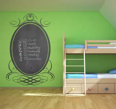 Klasična okvirna tabla - TenStickers