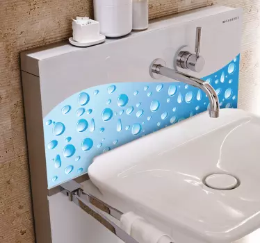 Kondenzacija vode kopalna nalepka - TenStickers