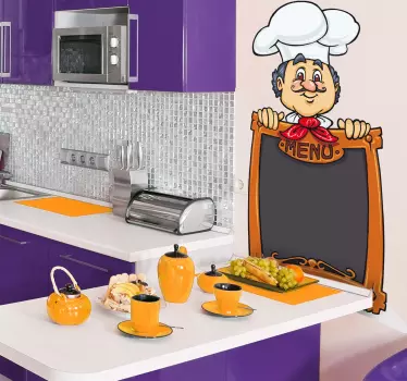 Kuharjeva posebna kuhinjska nalepka - TenStickers