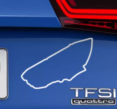 La sarthe decal car decal - TenStickers