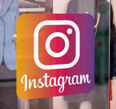 Logo instagram nalepka izložbe - TenStickers