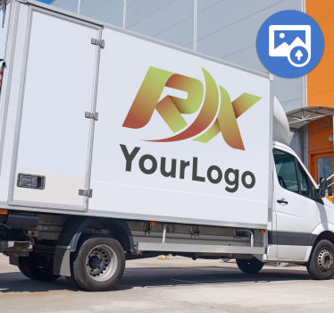 Logotip podjetja nalepka za kombi - TenStickers