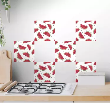 Lubenica s semeni prenos ploščic - TenStickers